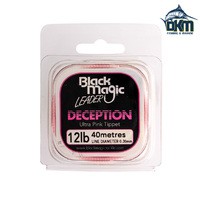 Black Magic Deception Tippet Leader Pink 12lb