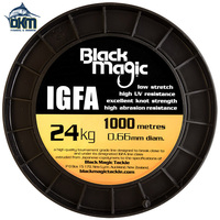 Black Magic 24kg IGFA Mono 1000m spool clear
