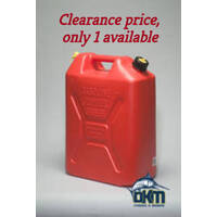 20 Litre Red Jerry Can Tall Fuel Container JE20P