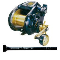 SHIMANO BEASTMASTER 9000 + SBW DDM 5'6" 2PC 50/80LB B/BUTT ROD