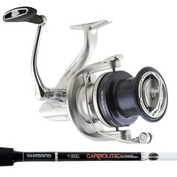 SHIMANO AERLEX 10000XSB REEL +CARBOLITE 14' 10/15KG 3PCE SURF