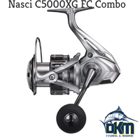 SHIMANO NASCI C5000XGFC + BACKBONE 6'6" 1PCE 10/20LB SLOWJIG SPIN ROD