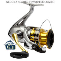 SHIMANO SEDONA 4000FI + VORTEX 6'6" 1PCE 10/20LB INSHORE JIG ROD