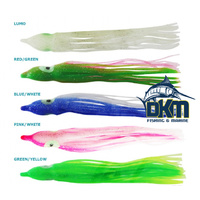 Octopus Skirts 15cm 5 pack Lumo
