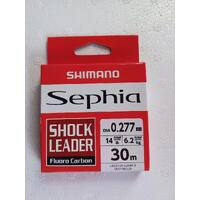 Shimano Sephia Fluorocarbon Leader 14lb 6.2kg 30m 0.277mm
