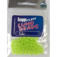 Hard Lumo Beads Green size 4 50PC