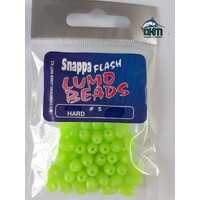 Hard Green Lumo Beads Size 5 40Pc