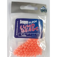 Hard Pink Lumo Beads Size 4 50Pc