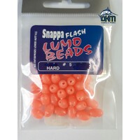 Hard Lumo Pink Beads Size 5 40Pc