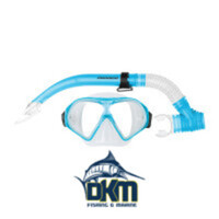 MIRAGE SET29 TROPIC ADULT MASK & SNORKEL SET TRANSPARENT BLUE