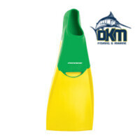 MIRAGE F3 DELUXE RUBBER FINS GREEN M 7-9