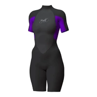 Mirage Ladies Super Stretch Spring Suit Black Purple 2mm Size 16