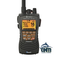 Cobra MR HH600B Handheld Floating Marine VHF Radio with DSC and Internal GPS