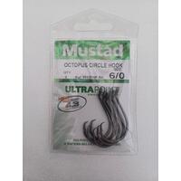Mustad UltraPoint Octopus Circle Hook 6/0 6 pack