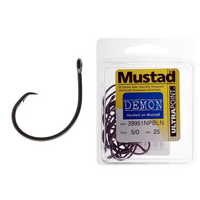 Mustad UltraPoint Demon Circle Hook 5/0 25 Pack