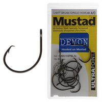 Mustad UltraPoint Demon Circle Hook 4/0 9 pack