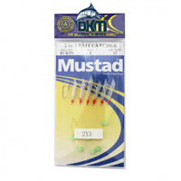 Mustad 3 Hook Sabiki Rig 4 pack of 2