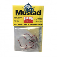Mustad Big Red Snapper Rig 8/0 3 pack