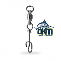 Mustad UltraPoint Fastach Clip with Ball Bearing Swivel 1.2 50lb Pack of 8