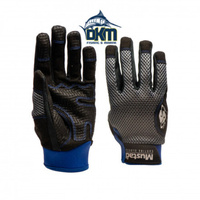 Mustad Casting Glove - Black/Grey/Blue - M