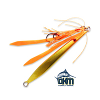 Ocean Angler Fish Finger Orange Gold Lure 60g