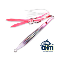 Ocean Angler Fish Finger Pink Silver Lure 60g