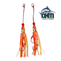 Ocean Angler Jitterbug Twin Hook Pack 3.0 Orange / Gold