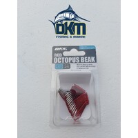 BKK Red Octopus Beak 1/0 25 Pack