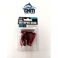BKK Red Octopus Beak 6/0 PK25 Hooks