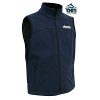 OKUMA PROMO SOFT SHELL VEST NAVY MED