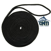 PERFECT IMAGE DOCK LINE 8MM 6M DOUBLE BRAID BLACKPERFECT IMAGE DOCK LINE 8MM 6M DOUBLE BRAID BLACK