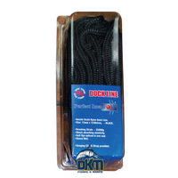 PERFECT IMAGE DOCK LINE 10MM 10M DOUBLE BRAID BLACK