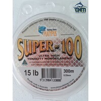 PLATYPUS SUPER 100 CLEAR 300M 15LB