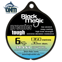 Black Magic Premier Copolymer Tough Mono spool 6kg
