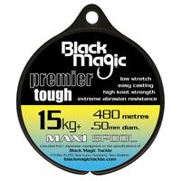 Black Magic Premier Copolymer Tough Mono spool 15kg