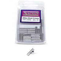 Alloy Crimps 200-250lb 30pce
