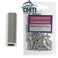 Nacsan Alloy Oval Crimps 200-250lb 70pces