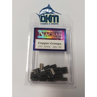 Nacsan Copper Double Crimp Sleeves 250-300lb 30 pieces