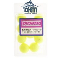 YELLOW BALL FLOATS QTY 10