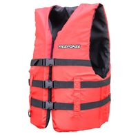 RESPONSE WATERSPORT / MULTISPORT LIFE JACKET MS50 ADULT XL-2XL 60KG+ RED