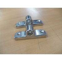 Rowlock Plates Side Mounted Chrome Plated Pair Oars
