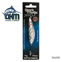 Black Magic Rattle Snack Lure 14 gram Silver