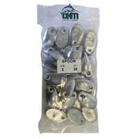 Spoon Sinker Bulk Pack - 2oz (25 per pack)