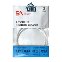 S.A. Absolute T/Leader Inshore 20lb-40lb (Pk2)