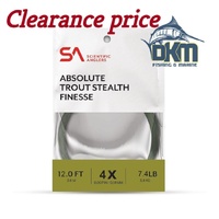 Scientific Anglers S.A. Absolute Trout Stealth Finesse 4X 12' RRP $19.99