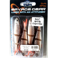Savage Gear Cast/Spin 8cm 4G Roach Lure PK4