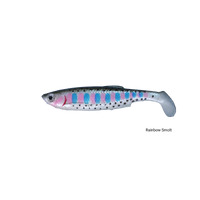 SAVAGE JIG 3D BLEAK PADDLE TAIL 8CM 4GM 5PC RAINBOW SMOLT