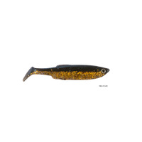 SAVAGE JIG 3D BLEAK PADDLE TAIL 8CM 4GM 5PC BLACK & GOLD