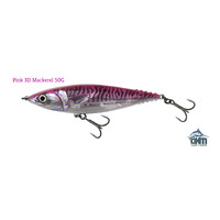 Savage Salt 3D Pink Mackerel 130mm 50G Lure