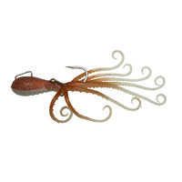 SAVAGE 3D OCTOPUS 35GM 10CM BROWN GLOW